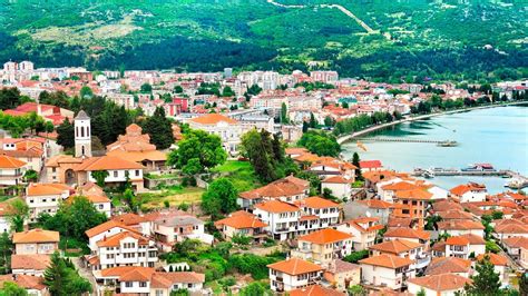 Ohrid Kuzey Makedonya. 