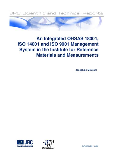 Ohsas 18001 iso 14001 integrated manual template. - Honda cbr 125 r service manuals.