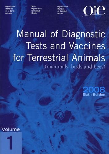 Oie manual of diagnostic tests and vaccines. - A pearl of great price study guide by bruce porter.