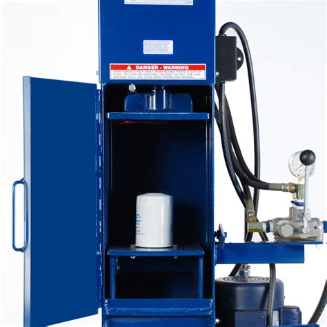 Oil filter crusher. Our selection of dispense equipment includes pneumatic oil and pumps, Fire-Ball packages, double diaphragm pumps and components, electric pumps, anti-freeze, DEF and diesel pumps and equipment. We offer … 