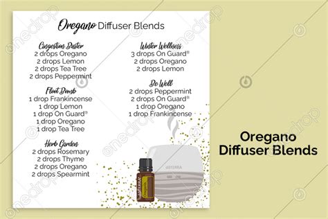 Oil of oregano in diffuser