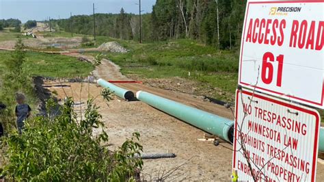 Oil pipeline construction in Minnesota ruptured an aquifer. Officials say it’s the 4th time.