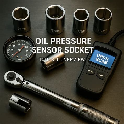 Oil pressure sensor socket size.  Discover the best socket size for easy, precise sensor remov...