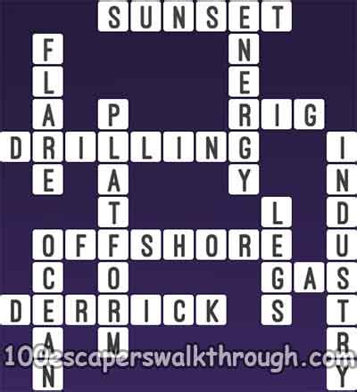 Oil rig feature Crossword Clue Wordplays.com