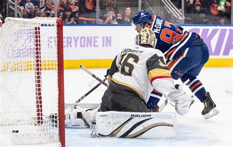 Oilers edge Golden Knights 5-4 in a shootout for third straight win