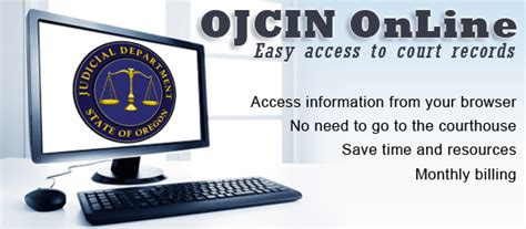 Ojcin. The Oregon eCourt Case Information (OECI) system contains case information (Register of Actions) for all Oregon circuit courts and the Oregon Tax Court, and is the official ORS 7.020 register for these courts. 