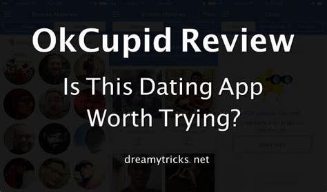 Ok cupid review. Oct 27, 2020 ... Open the website or app of the dating site and TAP “Join OkCupid.” Input your email and create a strong password. After tapping the “next” tab, ... 