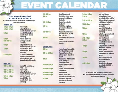 Okc Event Calendar