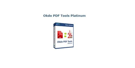 Okdo PDF Tools Platinum 