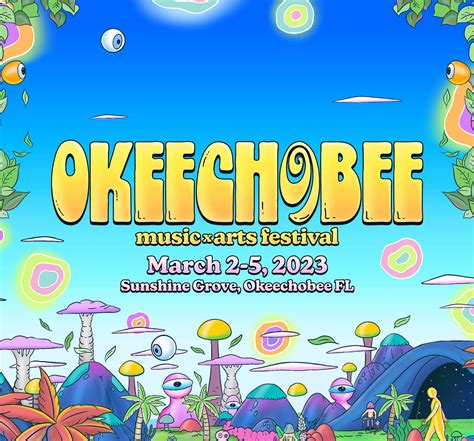 Okeechobee music & arts festival. Music fans camped and partied during the 2018 Okeechobee Music and Arts Festival. The third annual event took place March 1-4 at the Sunshine Grove development area in Okeechobee. Festival ... 