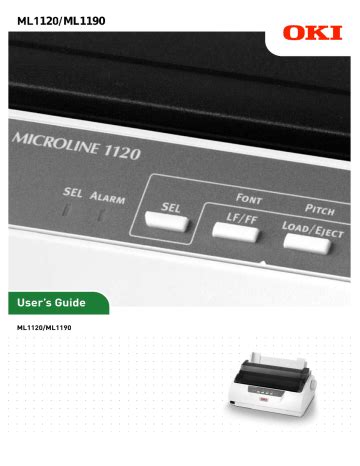 Oki MICROLINE 1120 Dot Matrix Printer User's Guide. 