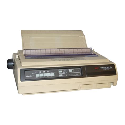 Okidata microline 393 printer repair manual. - Manual de reparación para isuzu 4le2.