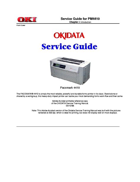 Okidata pacemark 4410 service repair manual. - Kohler command cv17 750 vertical crankshaft workshop service repair manual.