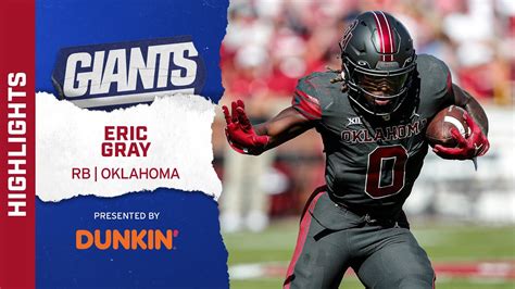 Oklahoma RB Eric Gray leads off Giants’ day 3 NFL Draft haul