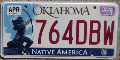 Oklahoma custom license plate. 31 May 2018 ... My OU state of Texas custom plate: SNRMJC. 0 ... license plate.) ... In Ohio, I had some think it meant Ohio University, so I got an Oklahoma ... 