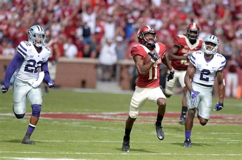 Expert recap and game analysis of the Oklahoma Sooners vs. Kansas State Wildcats NCAAF game from October 2, 2021 on ESPN. ... NFL. MLB. NCAAF. NBA. NHL. Soccer. Watch Listen. Fantasy. 6. Oklahoma .... 