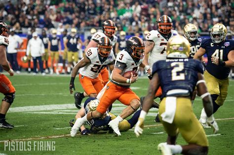 Oklahoma State improved to 21-11-0 (.656) in bowl games after its victory over Notre Dame in the Fiesta Bowl last season. The Pokes now own the second-highest winning percentage among teams with .... 