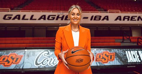 STILLWATER - Jacie Hoyt was introduced as the head coach of Oklahoma State women's basketball on March 20, 2022. She came to OSU after serving as head coach at Kansas City from 2017-22. Her roots in Big 12 country run deep. Her mother, Shelly Hoyt, is a Kansas High School coaching legend and Jacie, who played for her mother in high school .... 