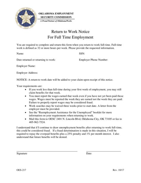 OES-622 (Rev. 1-21) OKLAHOMA EMPLOYMENT SECURITY COMMISSION . WORK SEARCH FORM . Name: Claim Week (Sun-Sat) Date . 