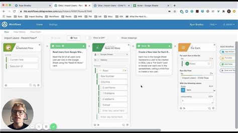Okta Workflows Template Import Users from Google Sheets YouTube