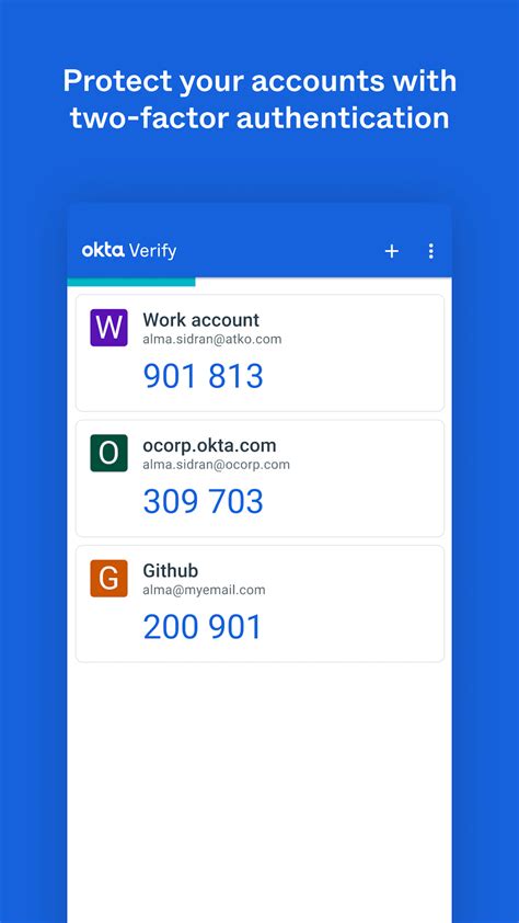 Okta Verify is a multifactor authentication (MFA) app that