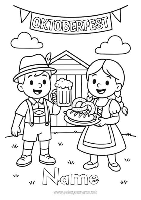 Oktoberfest Coloring Pages