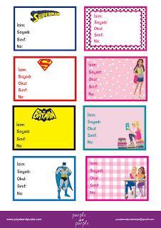 Okul etiketi Pinterest. 