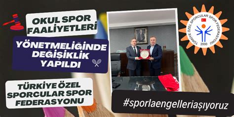 Okul spor faaliyetleri yönetmeliğinde değişiklik yapıldı.