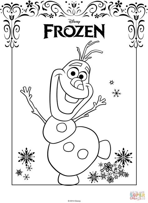 Olaf Coloring Pages Coloring Home