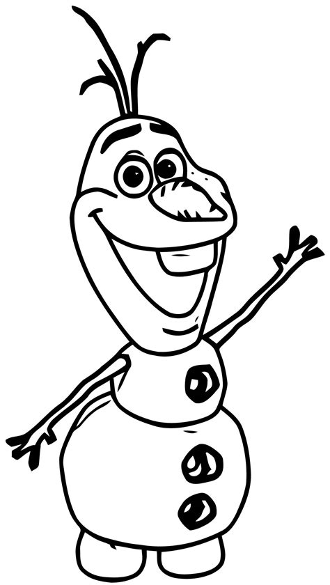 Olaf Coloring Shee