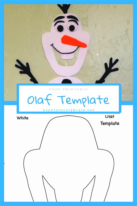Olaf Template Printable Large