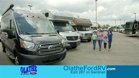 Olathe Ford RV Center has been locally owned and operated for over 40 years! We have a staff of nearly 50 employees and growing. As a family owned business, we believe in providing our customers the best sales and service experience possible.. 