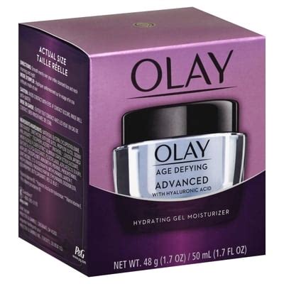 Olay Hydrating Moisturizer, Age Defying, Gel - Instacart