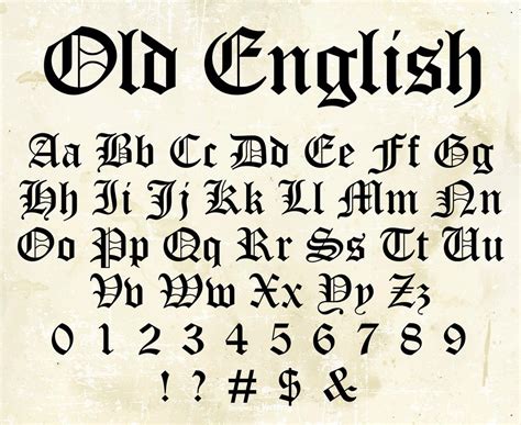 Old English Font Name Generator