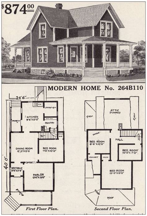 Old House Plans 1900s