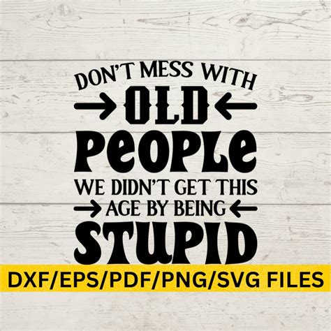 Old Lady Svg - Etsy