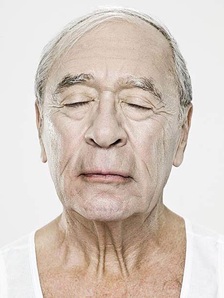 Old Man Eyes Closed Pictures, Images and Stock Photos