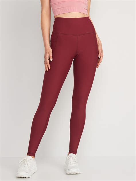 Old Navy Active High Rise Leggings, • Extra High-Waisted Powersoft Light  Compression Hidden-Pocket Legging $25.