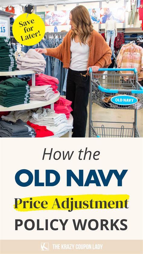 Old Navy Price Adjustment