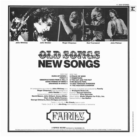 Old Songs for New Songs — Family Last.fm