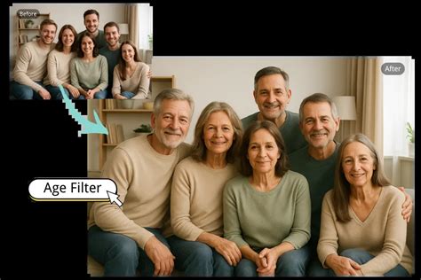 Old age filter online.  AI Age Filter is an intelligent online tool that transform...