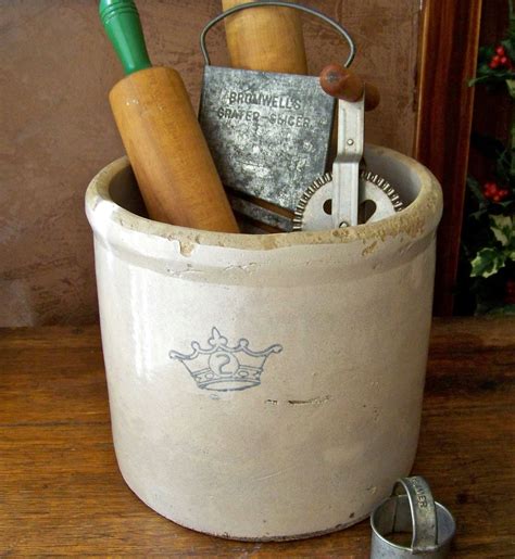 If the crock has a pattern, and the name of the pattern is on the bottom, that means it was made after 1810. If the mark includes the word “limited” (or “Ltd”), then it was mad after 1861. If the mark has a country of origin, …