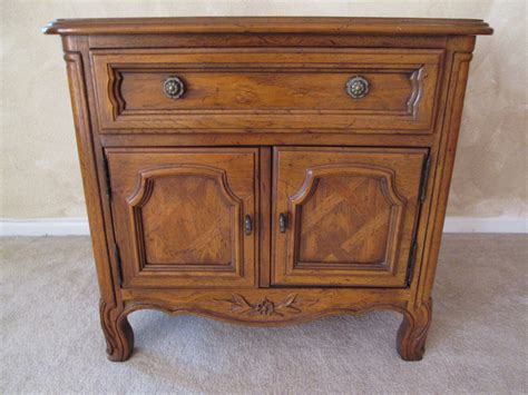 Drexel Heritage Traditional Painted Side Accent Table Drawer Blonde 14-804-30. (1.2k) $425.00. $500.00 (15% off) FREE shipping. PAINT ME! • Vintage French Provincial Country Farmhouse Nightstand Set, Bedside Tables Painted Furniture Drexel Cabernet.