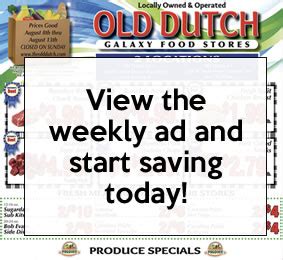 Old Dutch Supermarkets are full-service, locally-owned neighborhood grocery stores, serving Danville and surrounding areas since 1942, with two locations. We give personalized, friendly service where you, the customer, matter. We offer a wide variety of fresh meat, hand-cut daily in our stores; special orders are welcome. We provide locally-sourced products including local produce, as available.