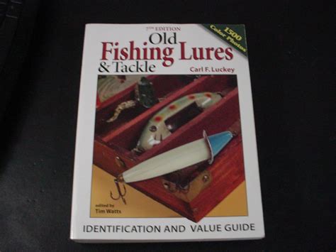 Old fishing lures and tackle an identification and value guide old fishing lures tackle by luckey carl f 1996 paperback. - New home mc 7500 service manual.