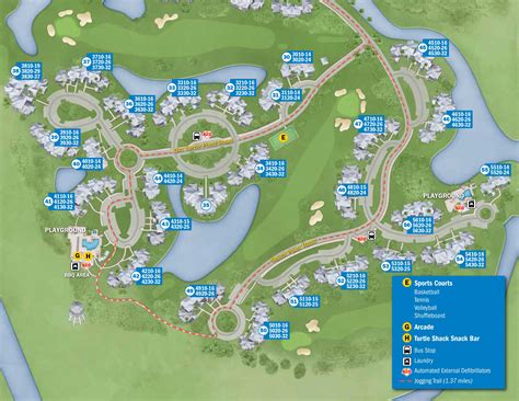 Find out how to navigate or choose your room at Old Key West, a villa resort near Disney Springs. See the resort map and room type map with details and tips.