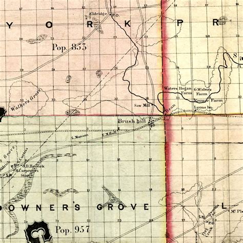 Old maps of Kane County