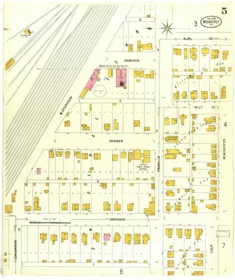 Old maps of Moberly