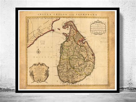 Old maps of Sri Lanka