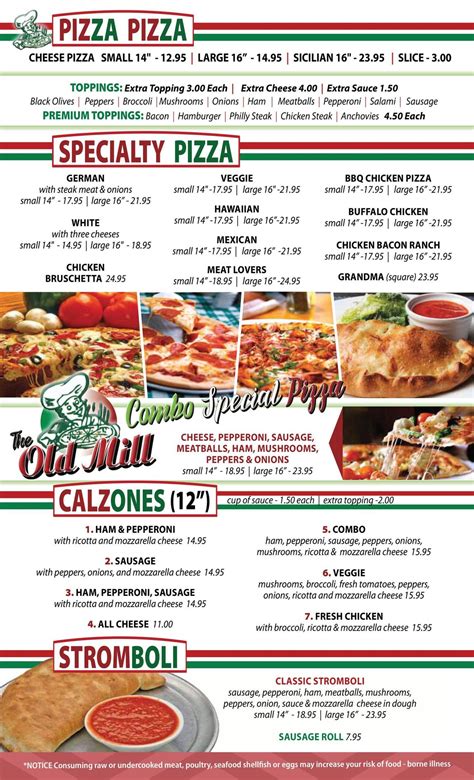 Old mill pizza crown point. View the Menu of Old Mill Pizza in 4000 JFK Blvd, North Little Rock, AR. Share it with friends or find your next meal. Good People, Good Pie, Good Times. 